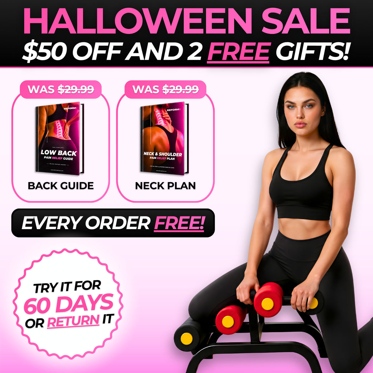 REFORME Stretch+ in Cherry, $50 off with two free guides and 60-day returns
