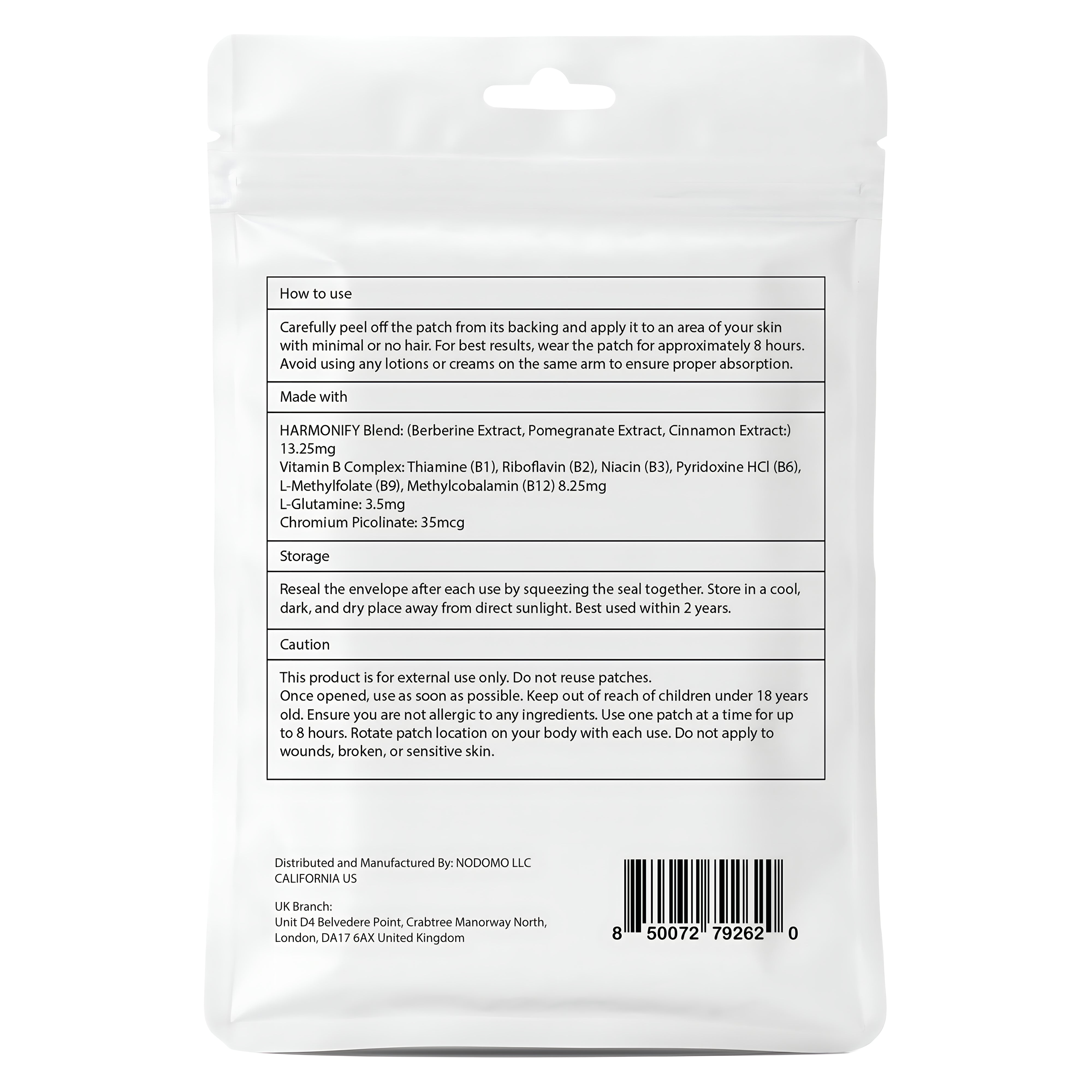 REFORME® x Harmonify Berberine GLP-1 Patches (Natural Ozempic)