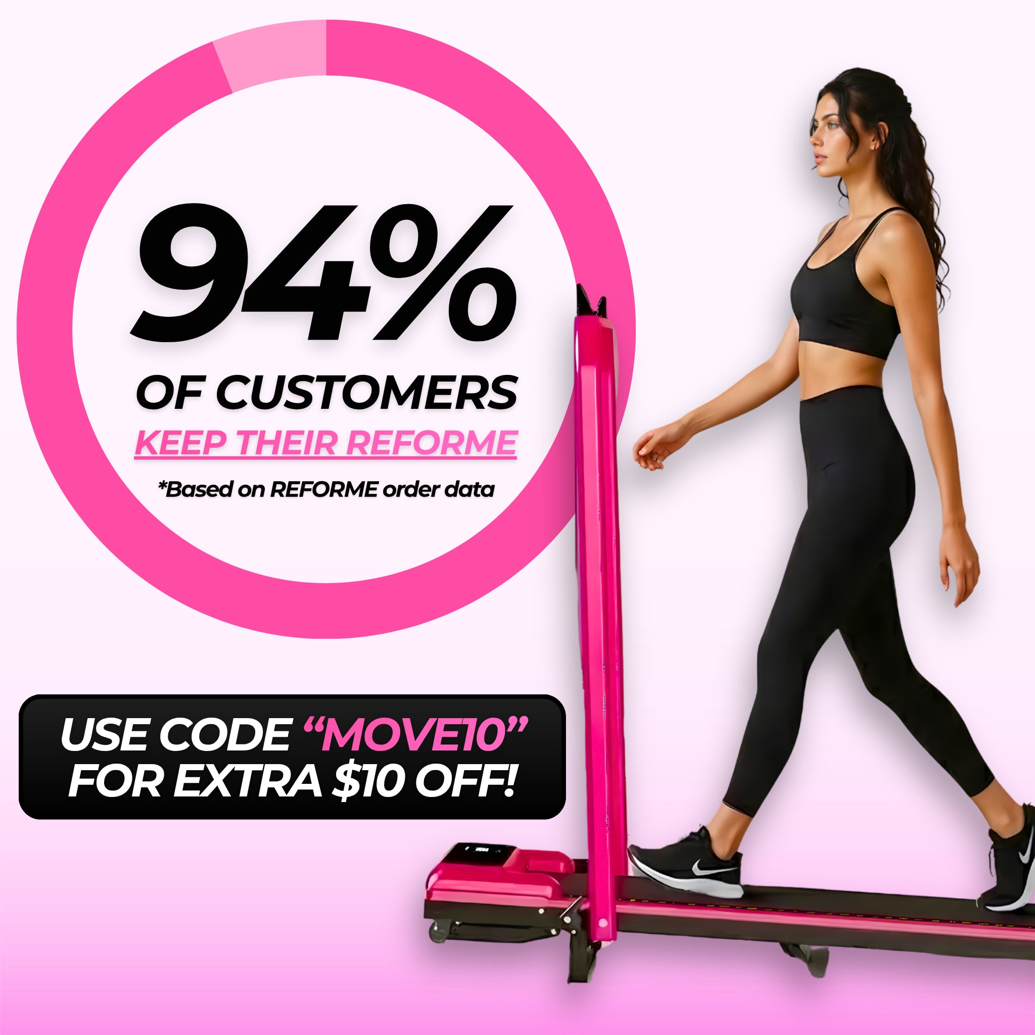 REFORME WalkingPad+ folding walking pad treadmill — product image 9