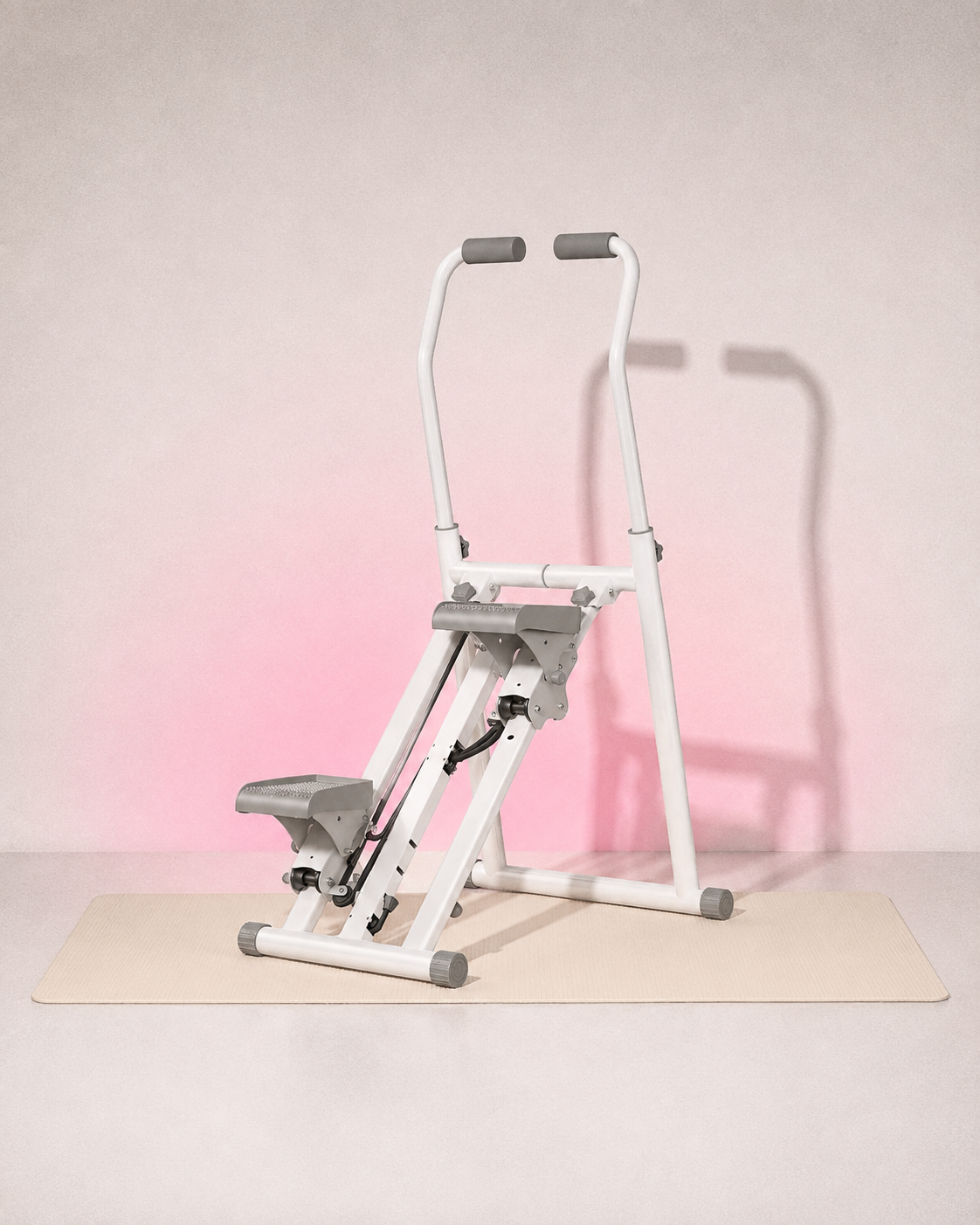 The footprint: it all fits on one yoga mat