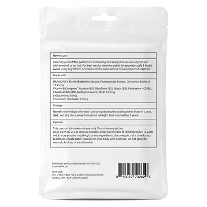 REFORME® x Harmonify Berberine GLP-1 Patches (Natural Ozempic)